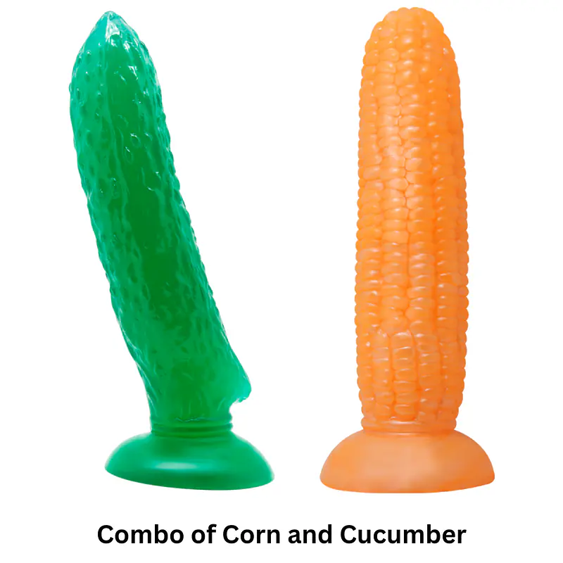 Farm Fresh Fantasy Pack of Corn and Cucumber Dildo - Master