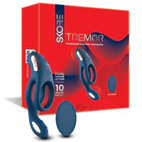 Skore Tremor Dual Motor Vibrating Ring with Ball Strap - Master