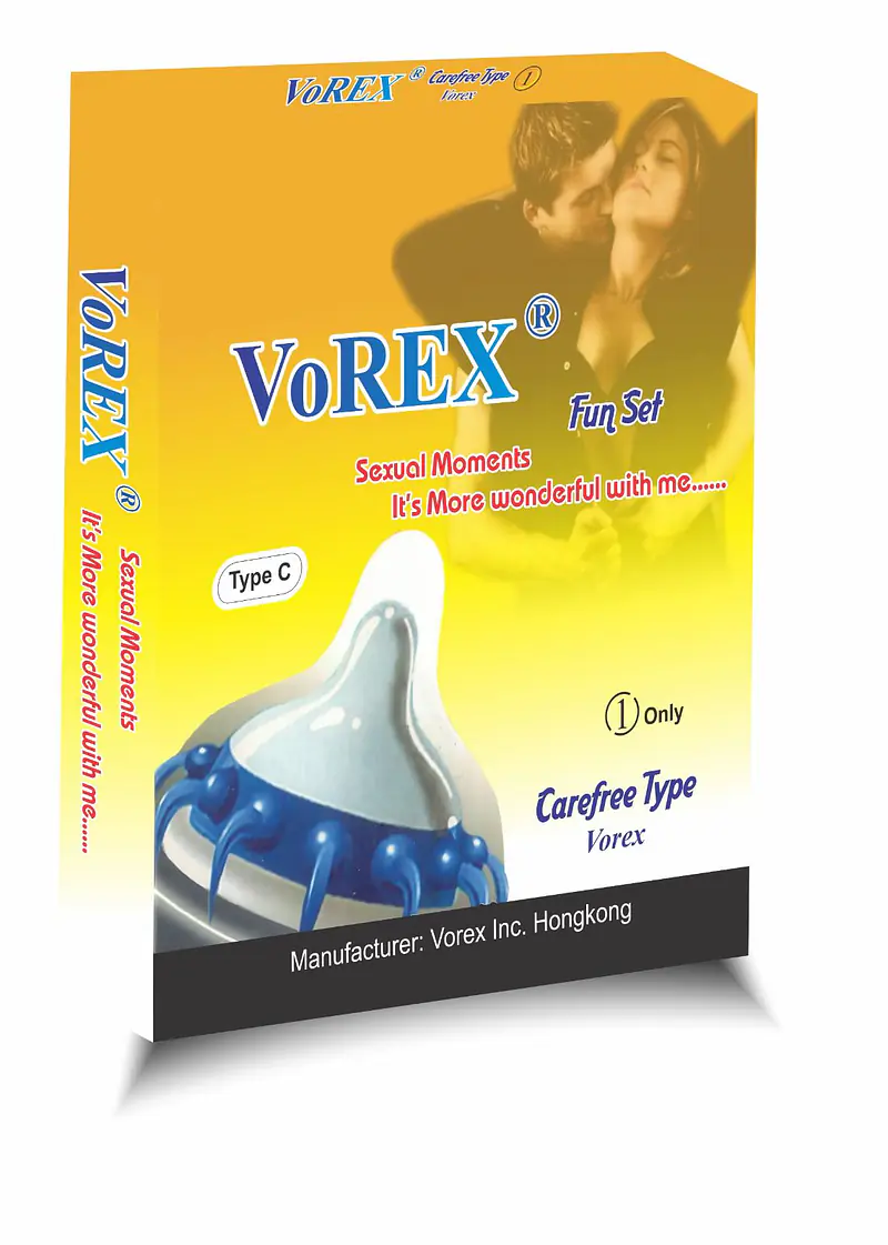 Vorex Spike Condom 4 Pc Ultimate Pleasure Combo - Master