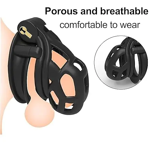 White Guardian Nub Resin Chastity Cage - Master