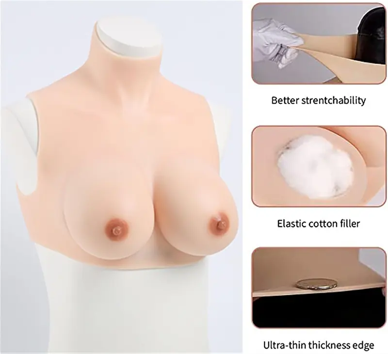 Busty Belle Crossdresser Wearable Breast Vest - Master