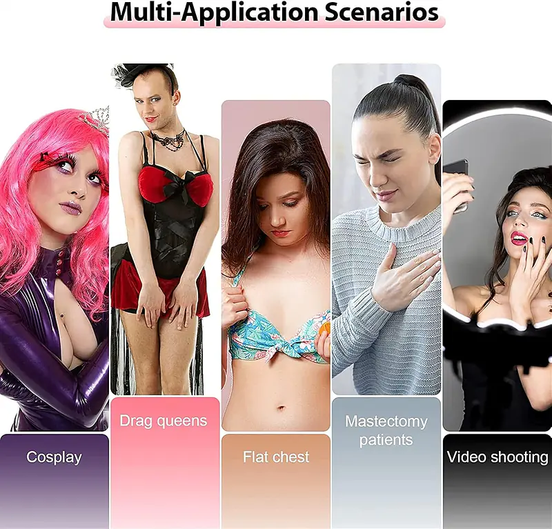 Busty Belle Crossdresser Wearable Breast Vest - Master