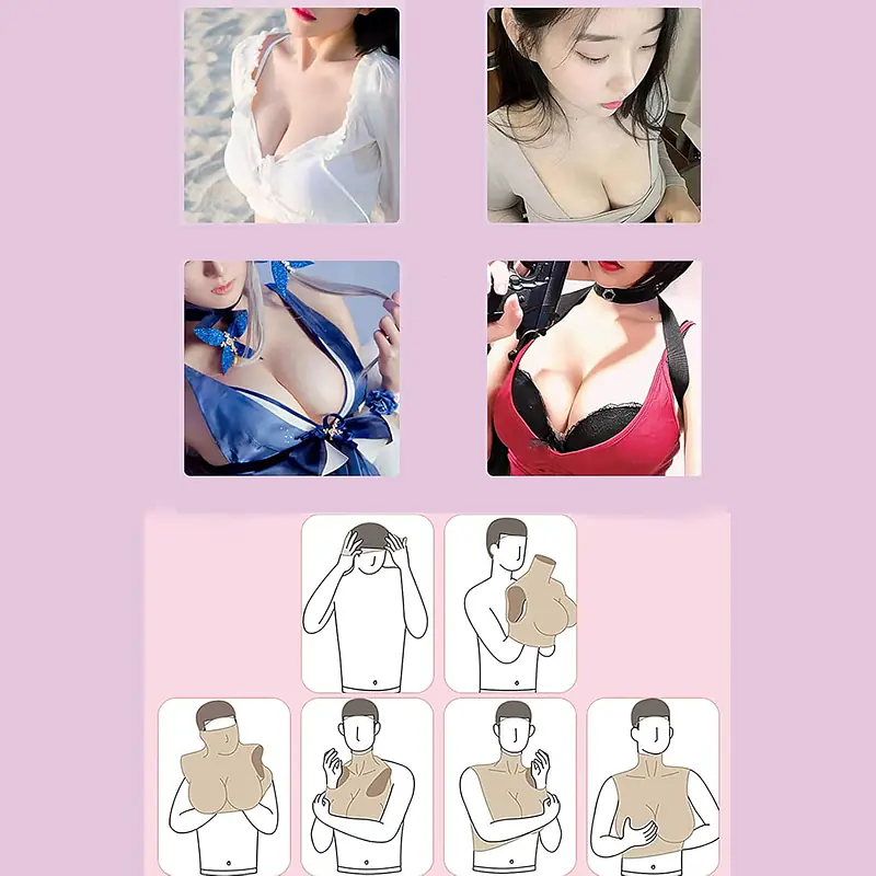 Busty Belle Crossdresser Wearable Breast Vest - Master