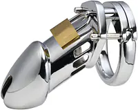 Titan Grip Metal Chastity Cage - Master