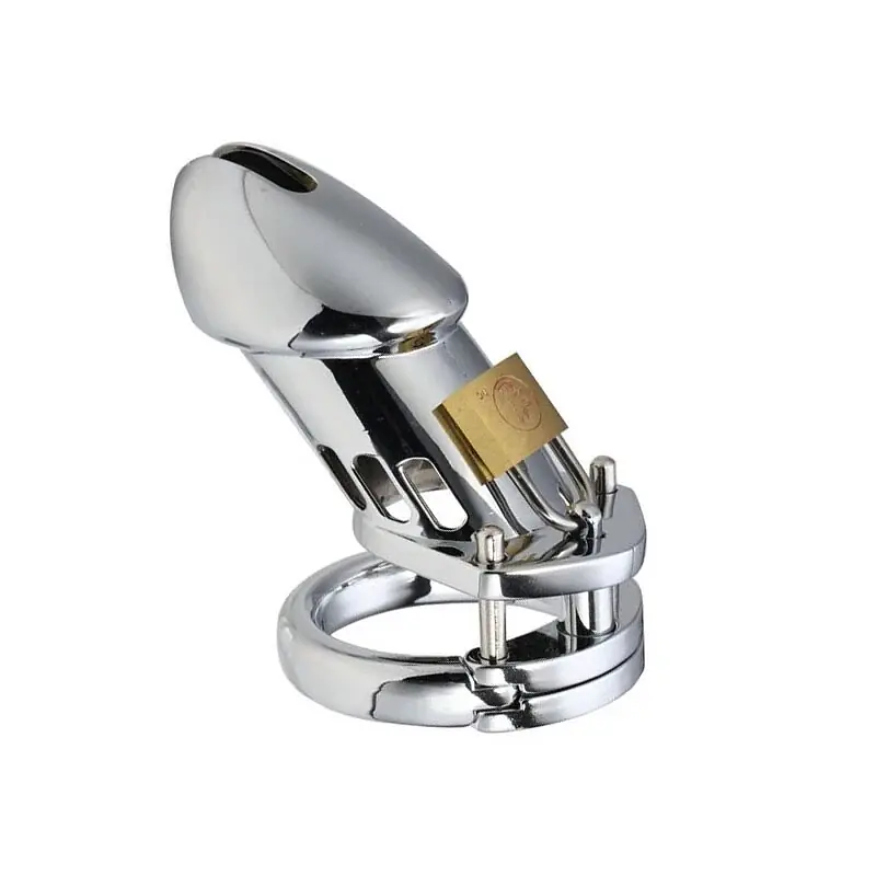 Titan Grip Metal Chastity Cage - Master