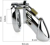 Titan Grip Metal Chastity Cage - Master