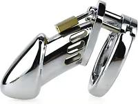 Titan Grip Metal Chastity Cage - Master