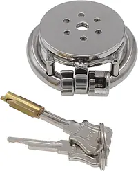 Flat Guard Stainless Steel Chastity Cage with Removable Urethral Tube & Secure Lock - Master