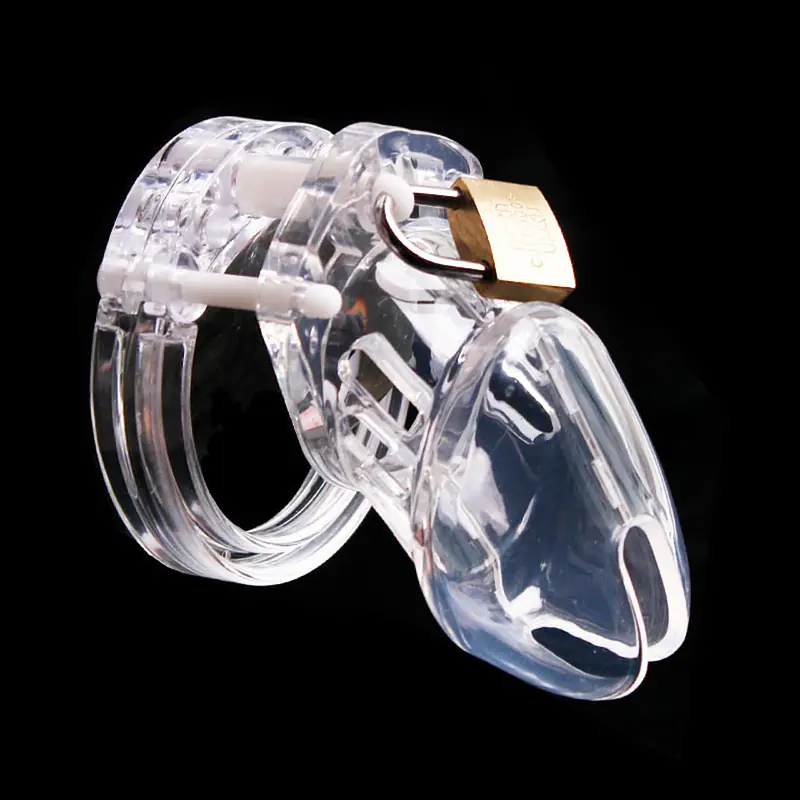 Clear Lock CB6000s Transparent Chastity Cage - Master