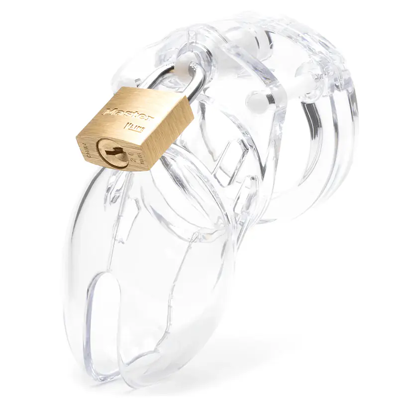 Clear Lock CB6000s Transparent Chastity Cage - Master