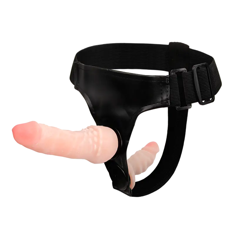 Balie Female Harness Ultra Double Strap-On Dildo - Master