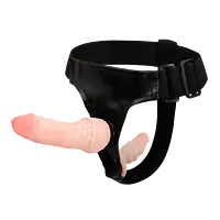 Balie Female Harness Ultra Double Strap-On Dildo - Master