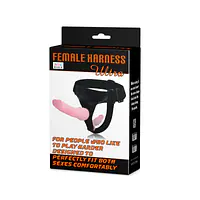 Balie Female Harness Ultra Double Strap-On Dildo - Master