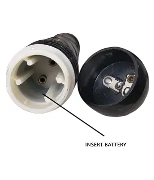 Black Thunderlight 8-Inch Multi-Speed Vibrating Dildo - Master