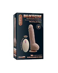 Big Detective Wireless Dildo with 20 Different Modes of Vibration - Master