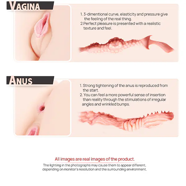 Bumpy Bliss Dual Pleasure Sex Doll - Master