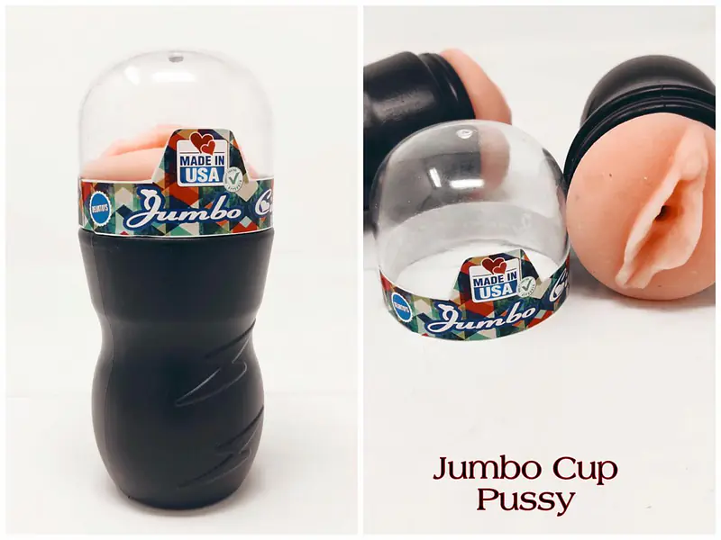 Jumbo Cup Masturbator for men (free lube) - Master