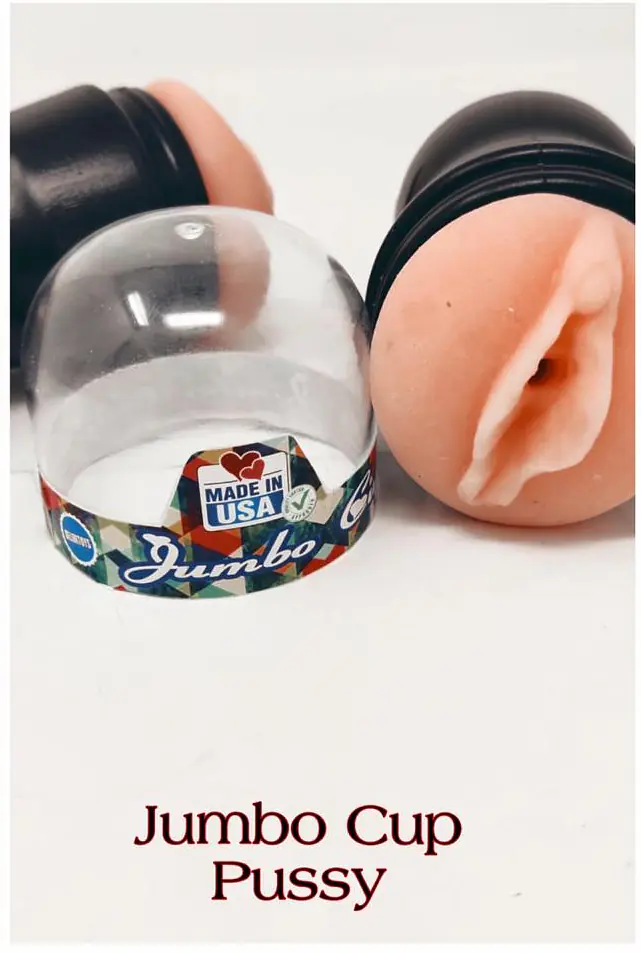 Jumbo Cup Masturbator for men (free lube) - Master