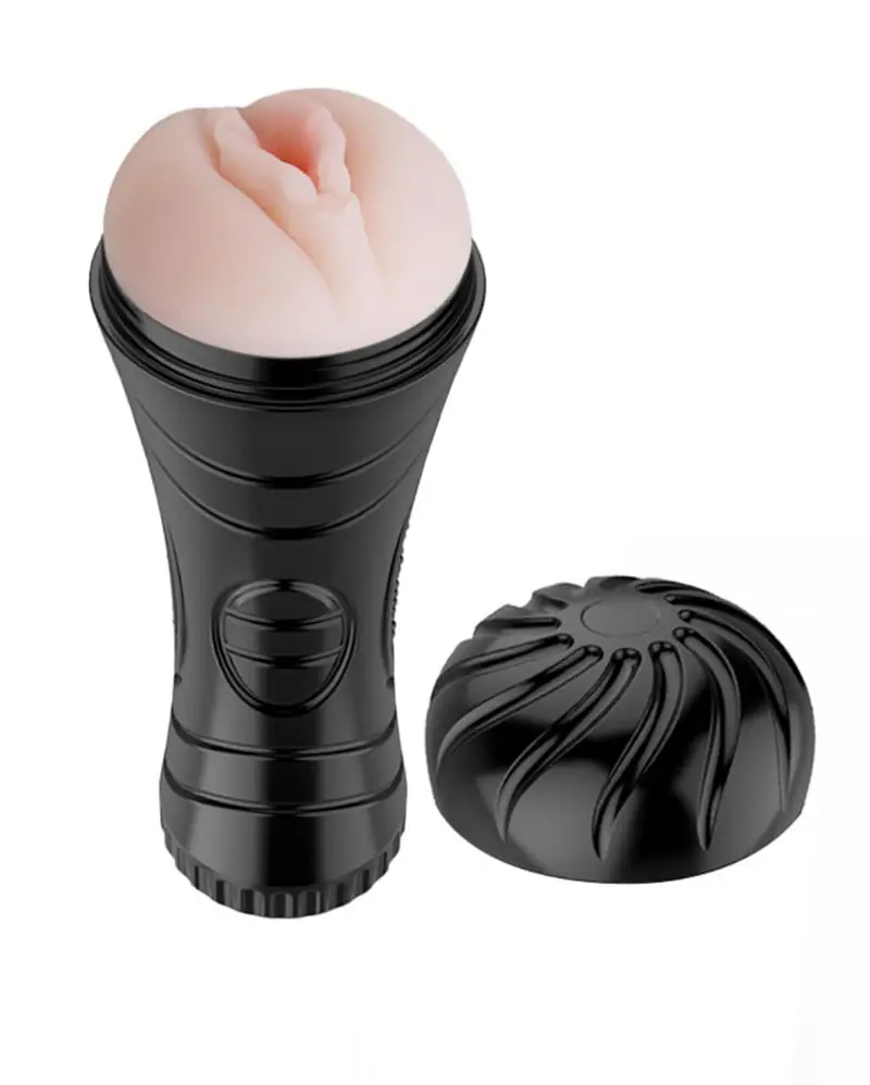 Vibrating fleshlight with 7 modes of vibration with free lubricant - Master