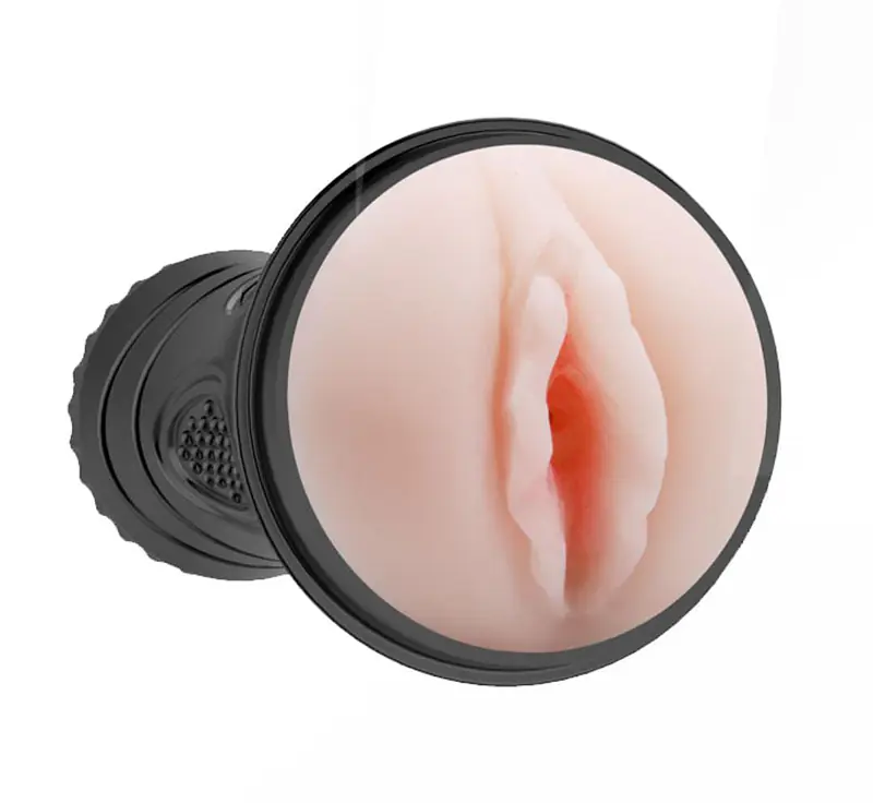 Vibrating fleshlight with 7 modes of vibration with free lubricant - Master