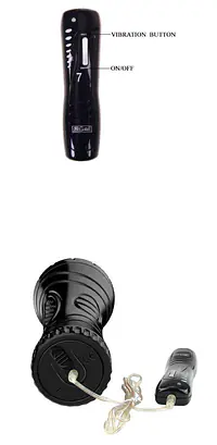 Vibrating fleshlight with 7 modes of vibration with free lubricant - Master