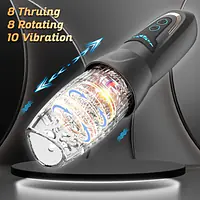 Cyclone Master Telescopic Rotating Thrusting Automatic Masturbator - Master