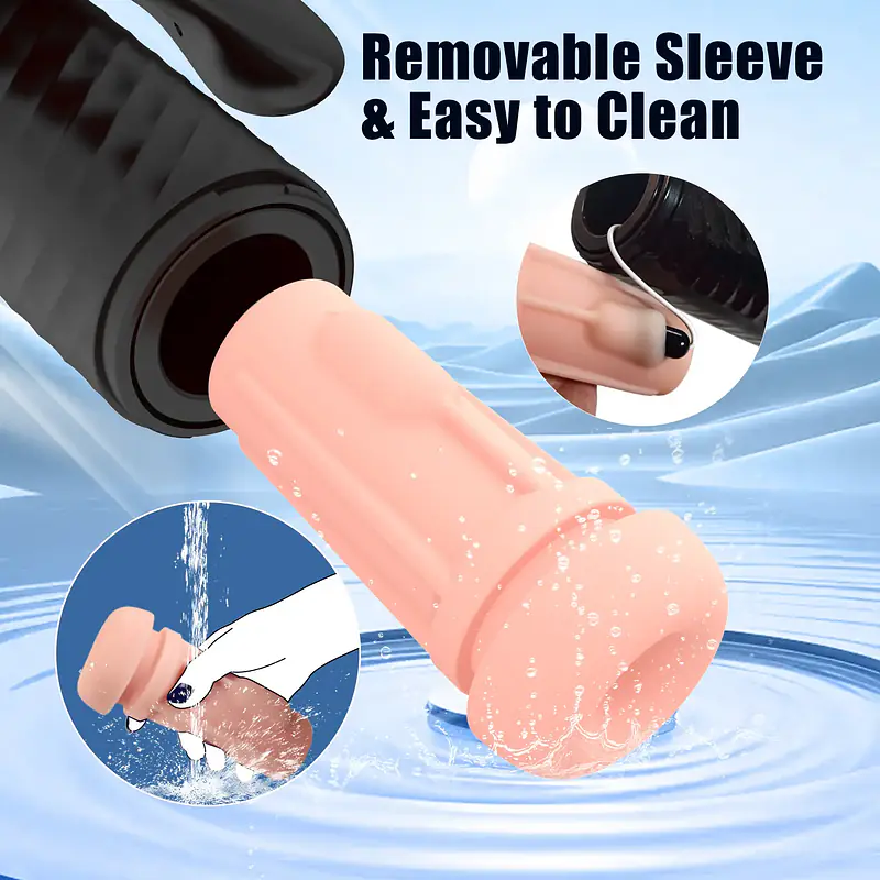 Thermo Vibe 360° – Telescoping Vibration Masturbator with Heating Function - Master