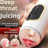 Vibe Pleasure Dual Mouth & Vagina Vibrating Fleshlight - Master