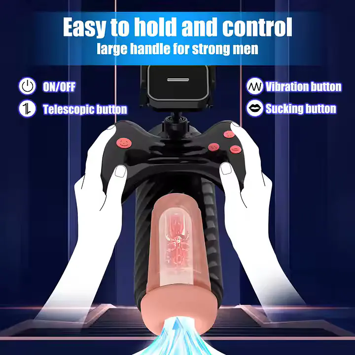 Thermo Vibe 360° – Telescoping Vibration Masturbator with Heating Function - Master