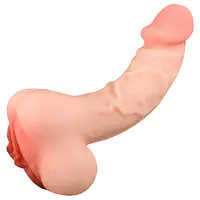 Dual Pleasure 2-in-1 Realistic Vagina with Penis Extender Sleeve - Master